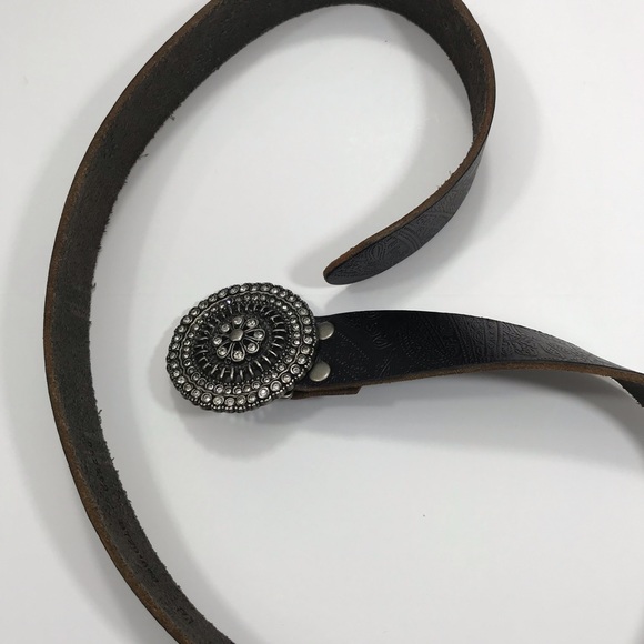 Fossil leather belt large - Picture 3 of 8